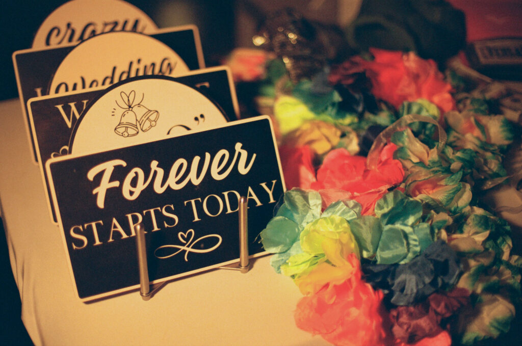 Wedding photo booth props